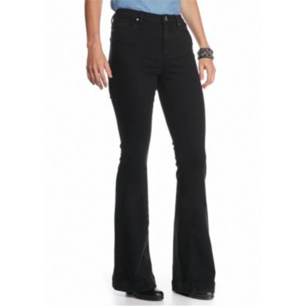 Nine West Dark Denim Flare Jeans Size 0 Long